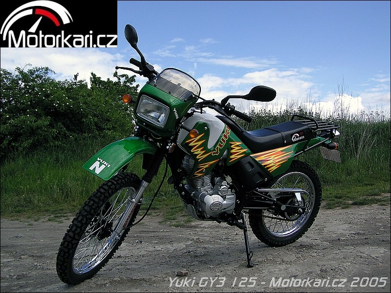 Motorkaři.cz Yuki Enduro Lifan GY3 125