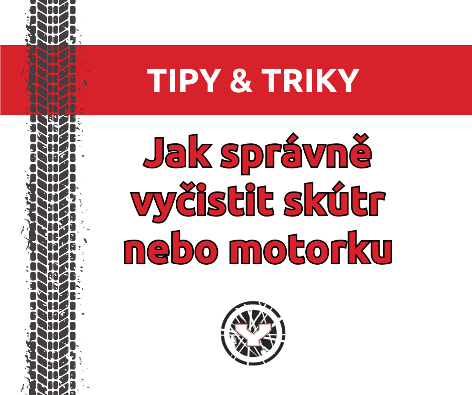 Jak správně vyčistit skútr nebo motorku